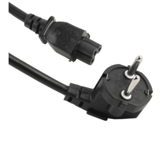 Кабель живлення для ноутбука PC-186 CEE7/7-IEC C5, 1.2M, 0.75mm, OEM Q25/250 02380