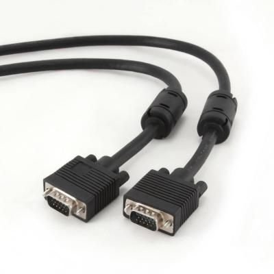 Кабель мультимедійний VGA 5.0m Cablexpert (CC-PPVGA-5M-B) VGA, VGA