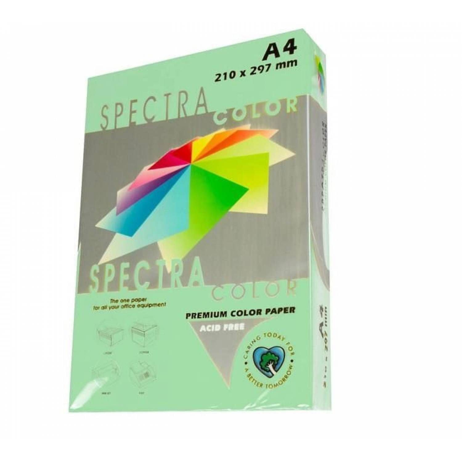 Папір КАМ А4 80г Sinar Lagoon (св. зелений) (130)