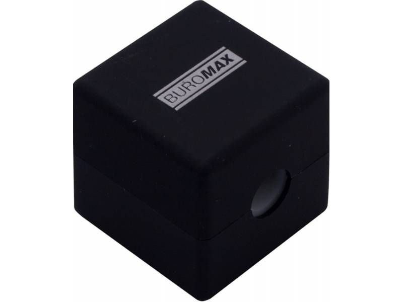 Підстругачка Buromax RUBBER з контейнером на блістері BM4757-1