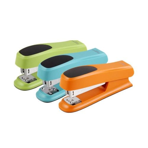 Степлер пластиковий 20 арк №24/6, 26/6 асорті Comix B3027