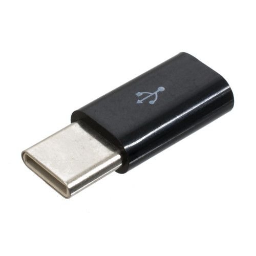 Адаптер MICRO USB на Type-С (F/M) чорний Patron PN-MIC-Type-C