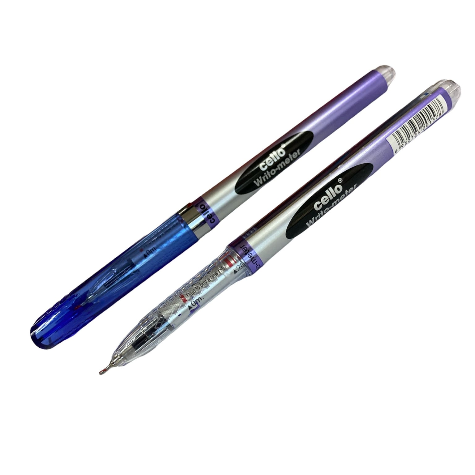 Ручка кулькова Cello Writo-meter ball 10км синя 8048-BL