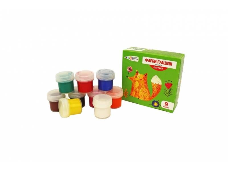 Фарби гуашеві Гамма-У Craft & Joy 9 кол.10 мл 221032