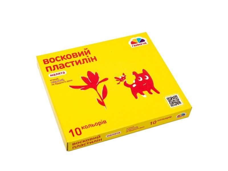 Пластилін Гамма-У МАЛЯТА 120гр. 10кол. 100304