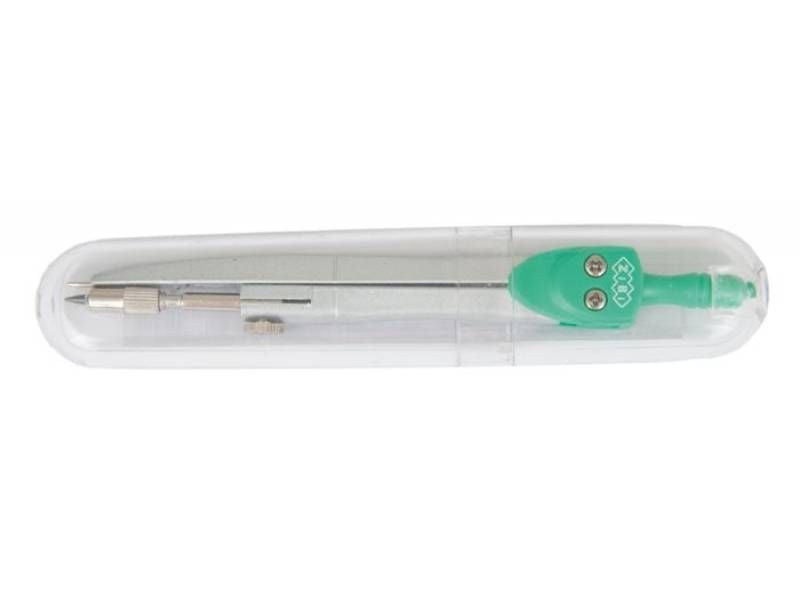 Циркуль Zibi BASIS в футлярі, зелений ZB.5301BS-04