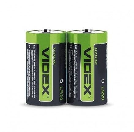 БАТАРЕЙКА Videx алкалінова 1,5V D LR2O (за 1 шт)