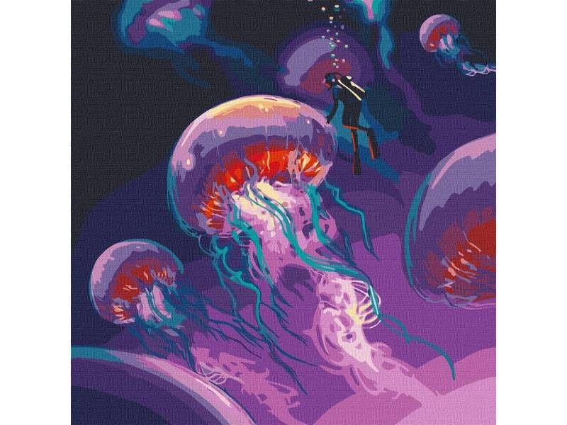 Картина за номерами Ідейка 50*50см ДОСЛІДЖУЮЧИ ОКЕАН КНО-5032