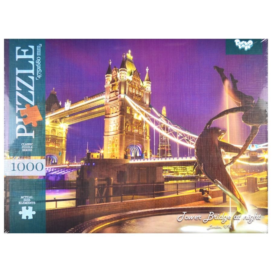 Пазли 1000 ел. "Tower bridge at night, London, UK", 680 * 475 мм С1000-10-01