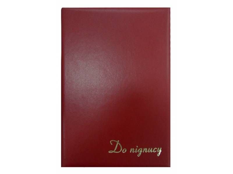 Папка ювілейна Поліграфіст В327 ДО ПІДПИСУ, бордо 327 02Б