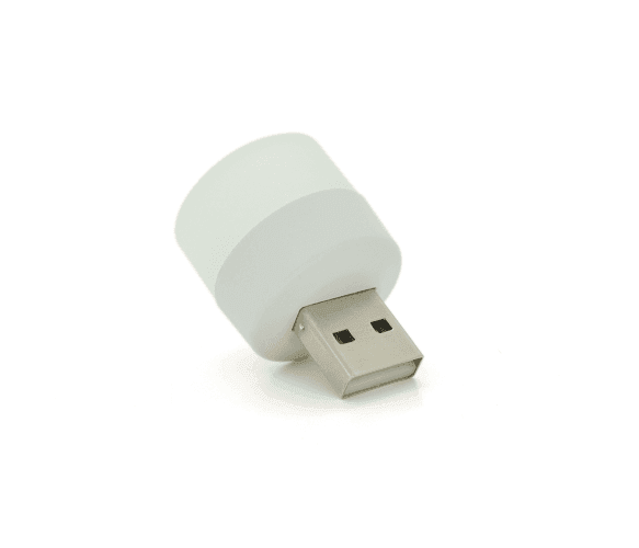 Ліхтарик LED USB, White