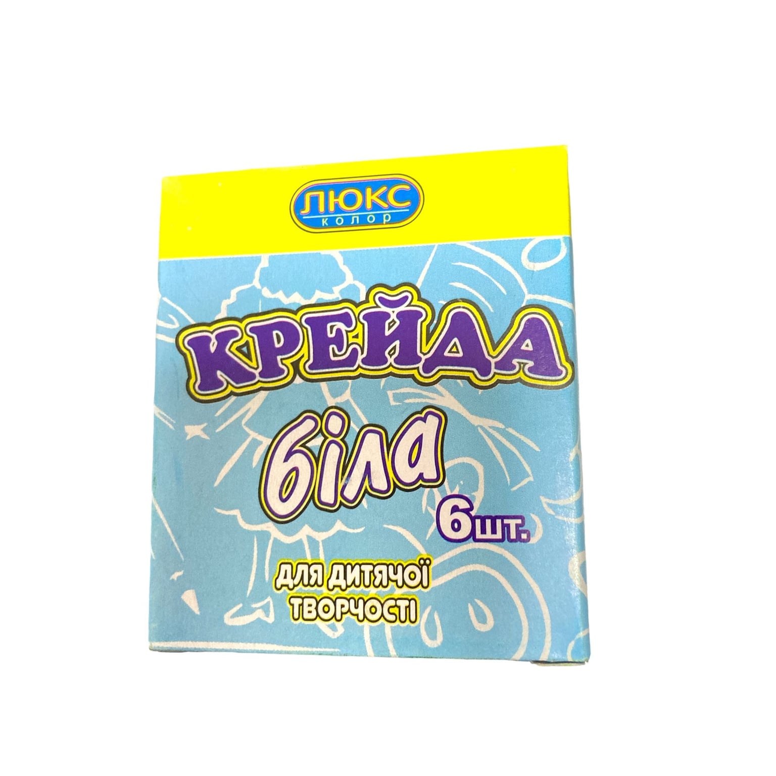 Крейда біла Колоріт квадратна 6шт. МБ-6