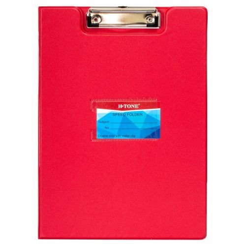 Кліпборд А4, PVC, червона H-Tone JJ40917-red