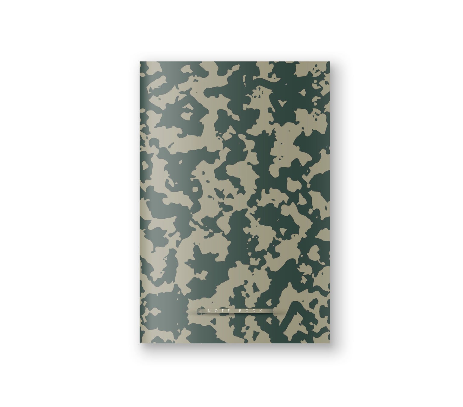 Книга обліку (А), А4, 96 арк, кліт/офсет, м'яка обкл. Камуфляж 1B2441