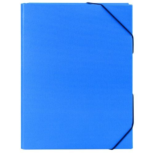 Папка-бокс на гумках, 50 мм, синя H-Tone JJ409342-blue