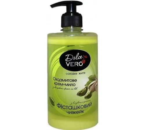Рідке крем-мило Dolce Vero з дозатором Фісташковий Чіз-кейк 500 мл 352446