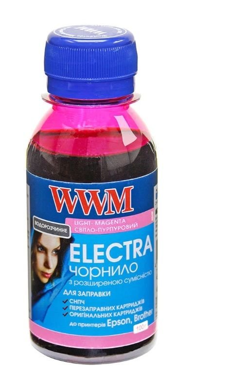 Чорнило WWM ELECTRA для Epson 100 г Light Magenta водорозчинне EU/LM-2