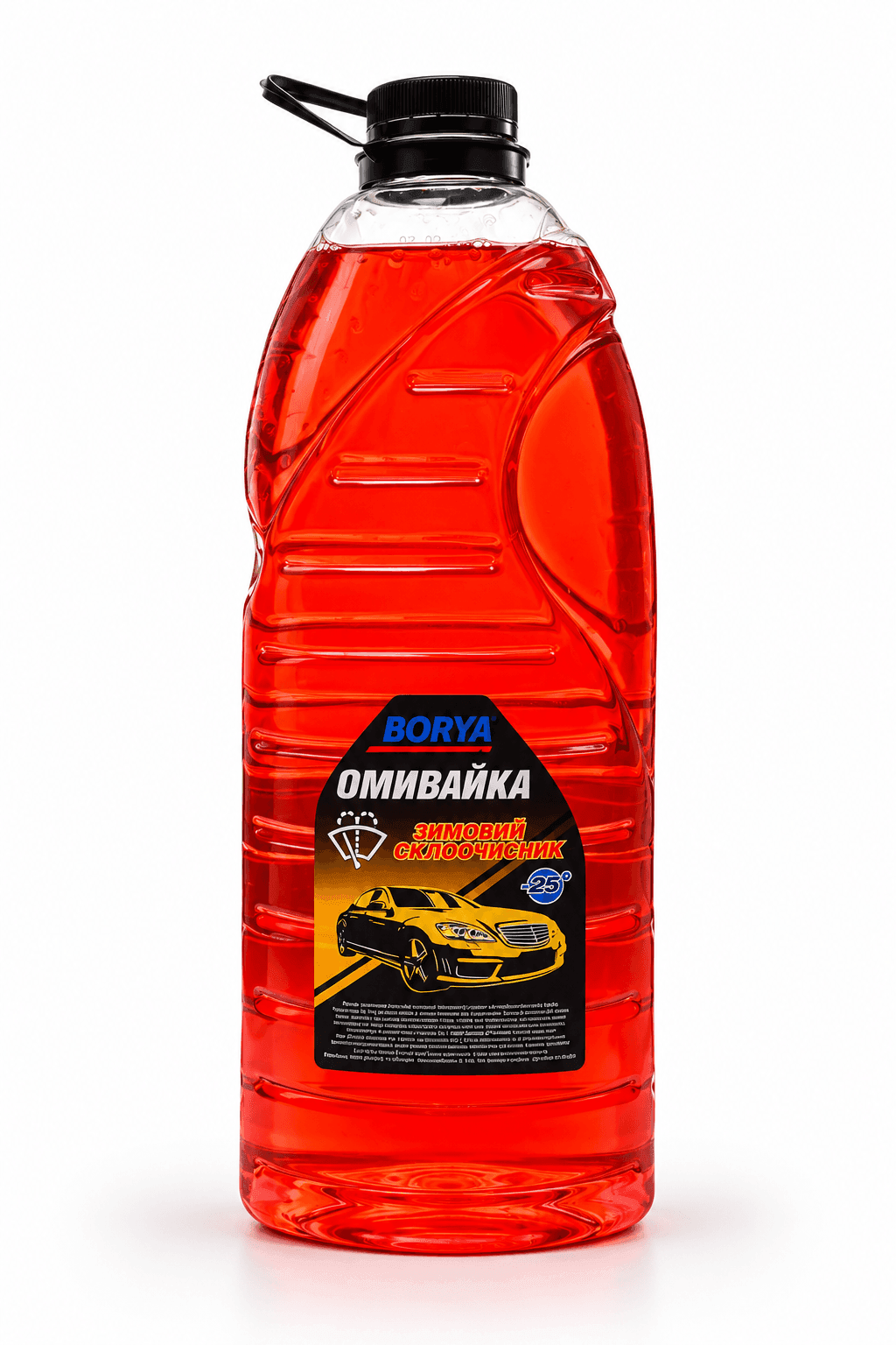 Омивач скла зимовий " Омивайка LUX" 25 ПЕТ 4 л Карамель (черв)
