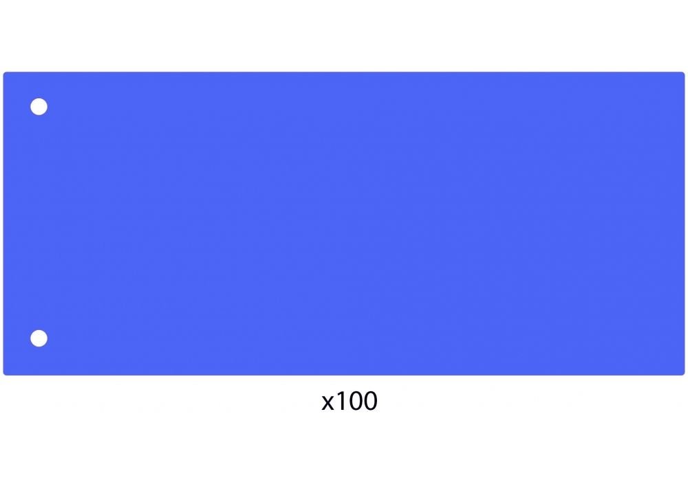 Роздільник аркушів 240*105мм Economix,пластик,синій,100 шт. Е30811-02