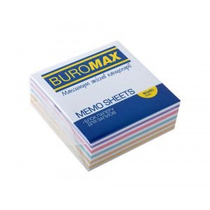 Папір для нотаток 80*80 400 арк Buromax зебра клеєний BM.2252