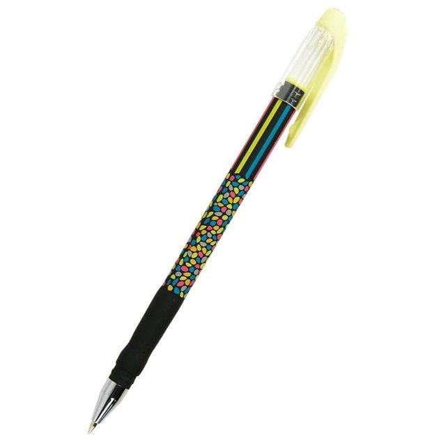 Ручка кулькова Axent  Neon mosaic синя АВ1049-34-А