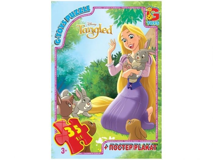 Пазли ТМ "G-Toys"  "Рапунцель" 35 елементів TA011