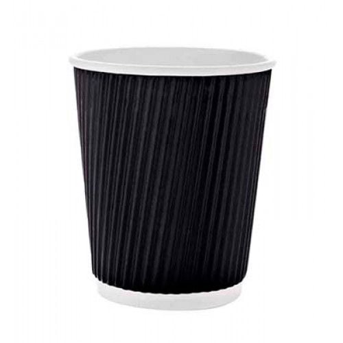 Стакан картонний Ripple 180мл 30 шт. чорний 635415