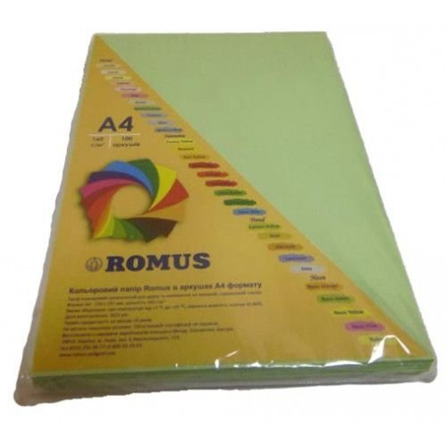 Папір кольоровий Romus A4 80 г/м2 Зелений R50034