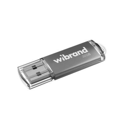 Флеш-накопичувач Flash Wibrand USB 2.0  Cougar 32Gb Silver