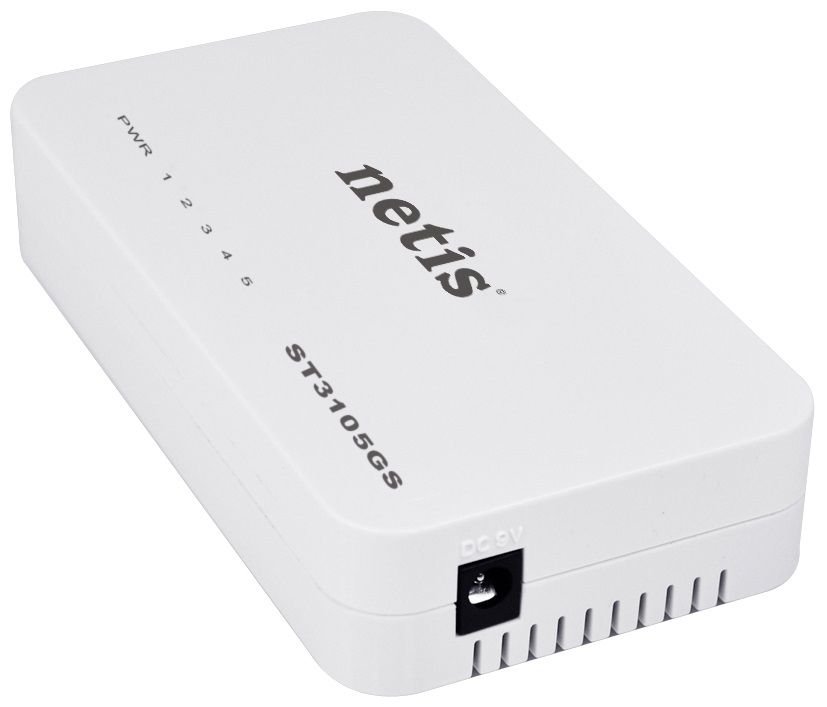 Мережевий комутатор NETIS 5 Port Gigabit Etnernet ST3105GS