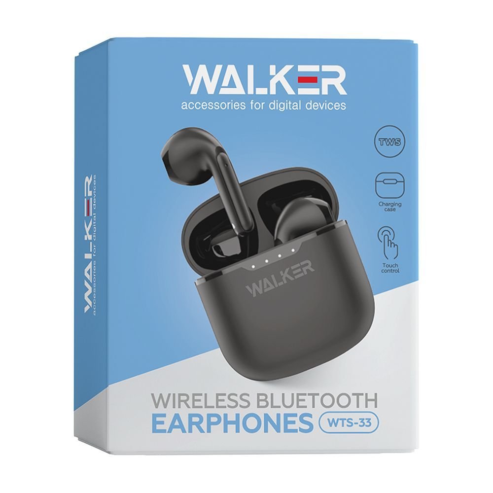 Навушники Bluetooth WALKER WTS-33 black