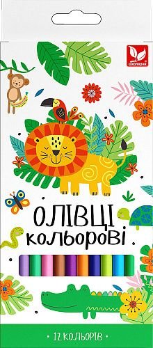 Олівці кольорові тригранні 12 кольорів 132SH-12