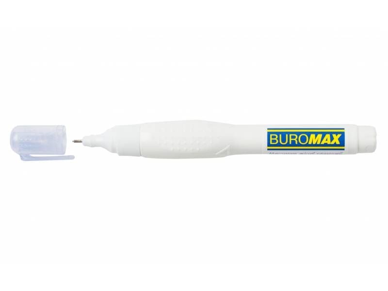 Коректор олівець Buromax 12мл метал. кінчик BM.1034