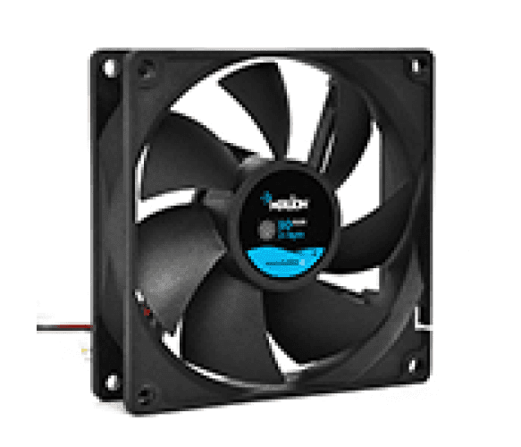 Кулер корпусний Merlion 9025 DC sleeve fan 3pin-92*92*25мм, 1300об/хв 00172