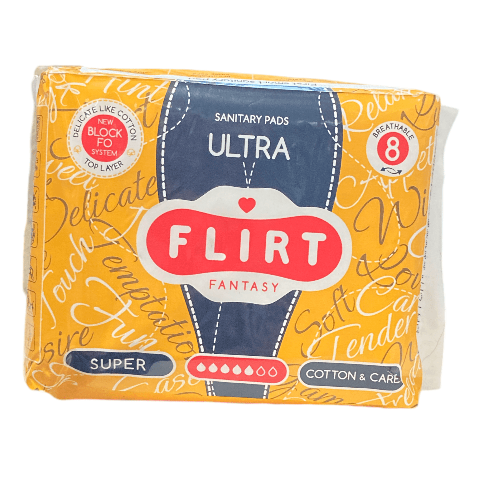 Прокладки Fantasy Flirt ultra cotton&care 5к 8 шт. 260 мм супер 65525