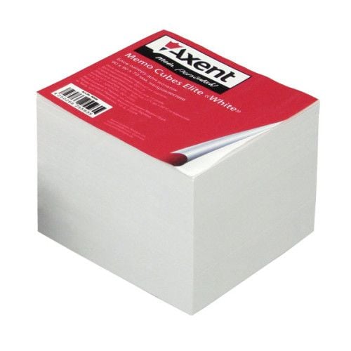 Папір для нотаток Axent Elite White Непроклеєний 90х90 мм 740 аркушів Білий 8008-A