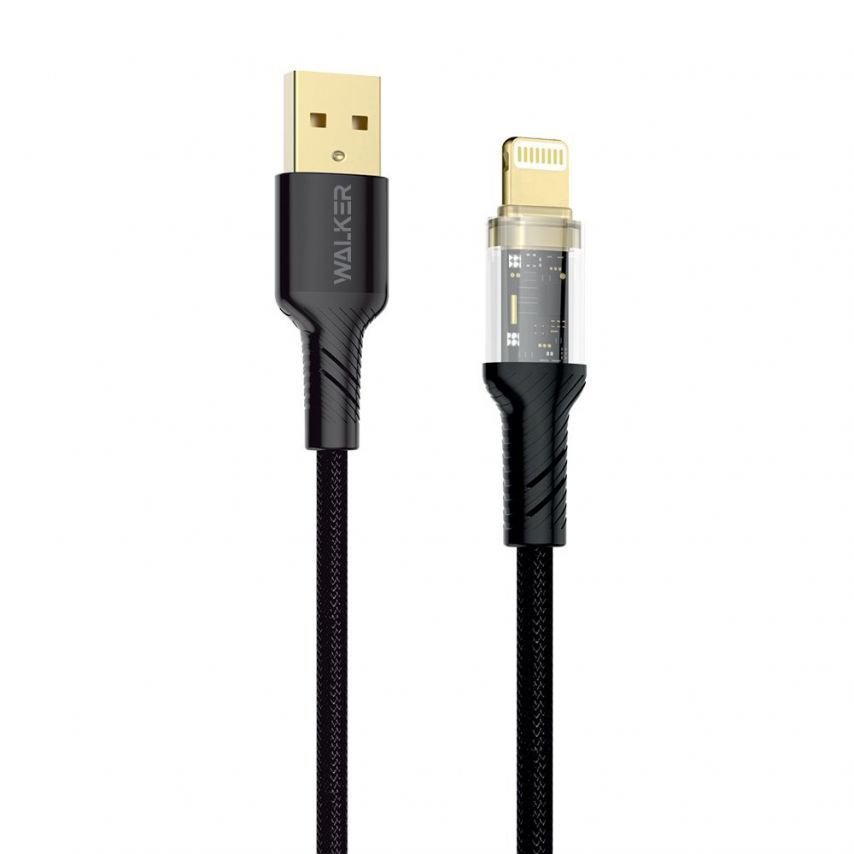 Кабель USB WALKER C950 Lightning black