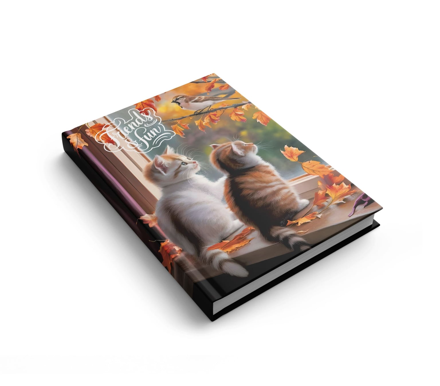 Блокнот АРКУШ кл А5 160арк 147х203мм Кошенята і осінь 1В3259