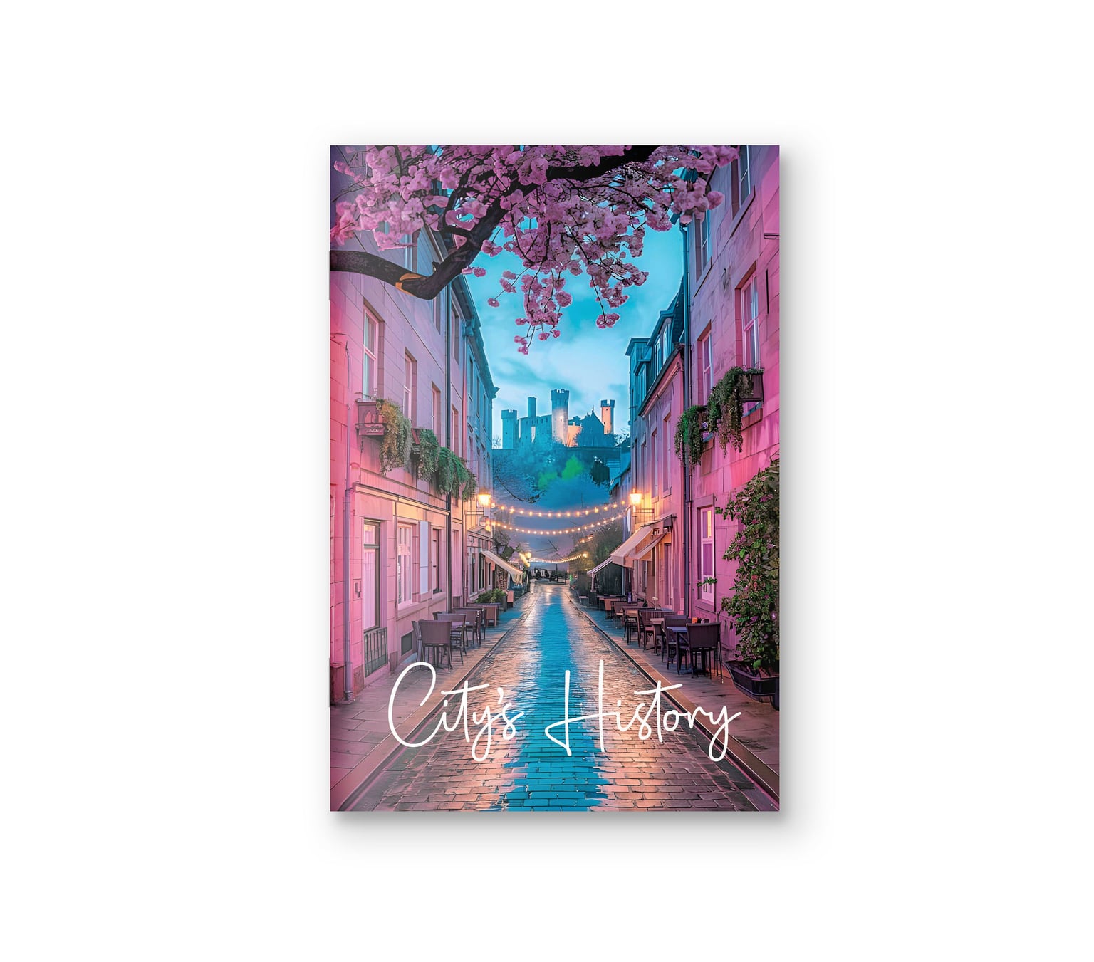 Книга обліку Аркуш А4 96арк Сакура в історичному місті 1В3249