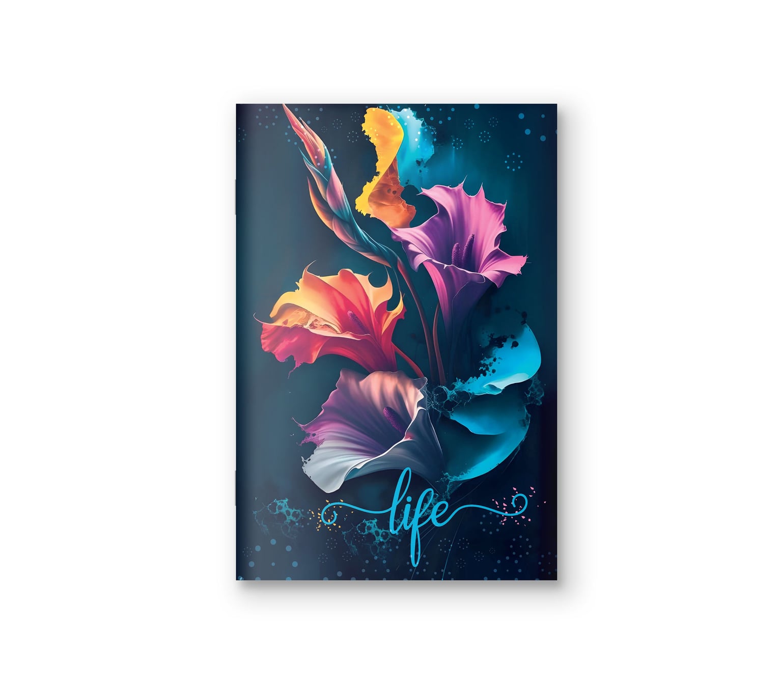 Книга обліку Аркуш А4 48арк Яскраві лілії 1В3257