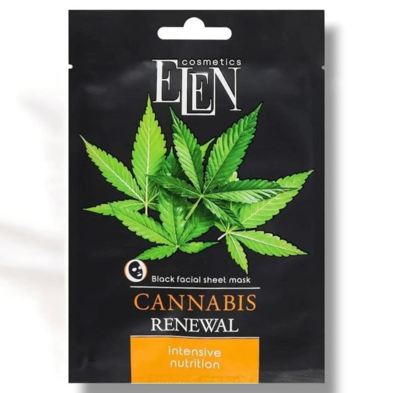ELEN cosmetics Тканинна маска Інтесивне живлення Cannabis, 25 мл 57520