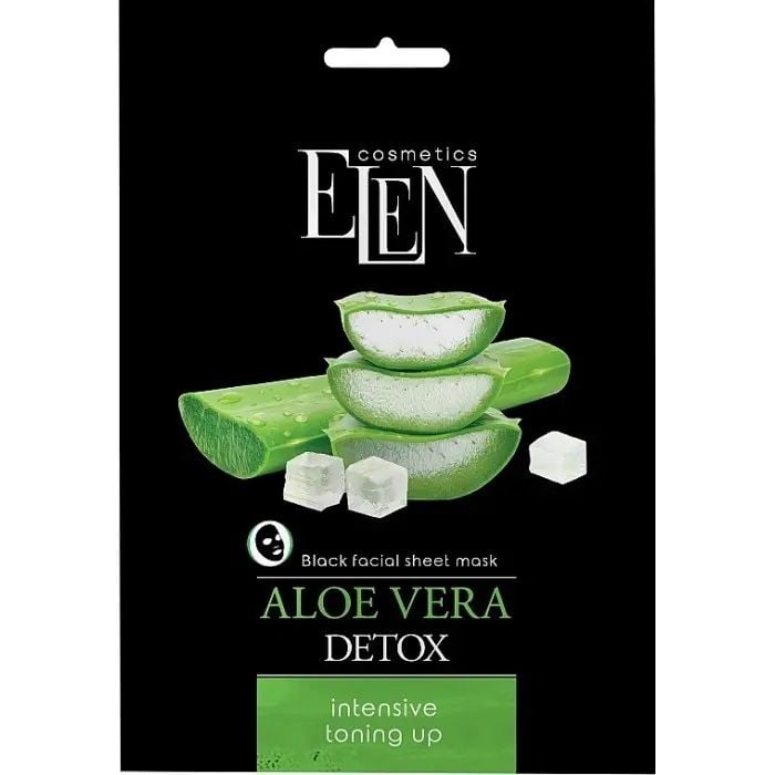 ELEN cosmetics Тканинна маска Інтесивне тонізування/зволоження Aloe Vera, 25 мл 57871