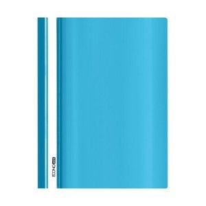 Папка-швидкозшивач Economix А4 з прозорим верхом без перфорації Блакитна (E31511-11)