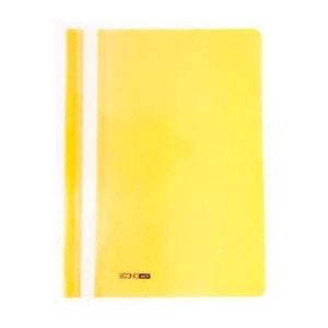 Папка-швидкозшивач Economix A4 з прозорим верхом без перфорації Жовта (E31511-05)
