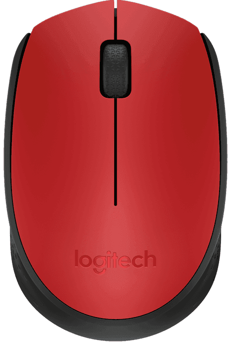 Мишка Logitech M171 Wireless Mouse червоний
