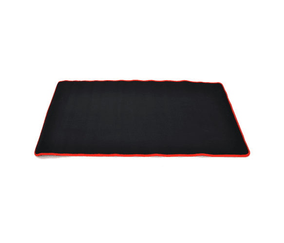 Килимок 300 * 600 тканинної, з бічної прошивкою, товщина 3 мм, Red 19961