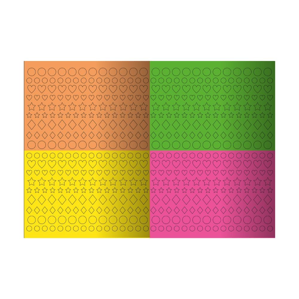Розмальовка Апельсин з наліпками NEON STICKERS Book РМ-69