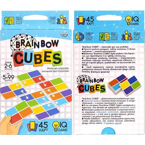 Настільна карткова гра "Brainbow CUBES"