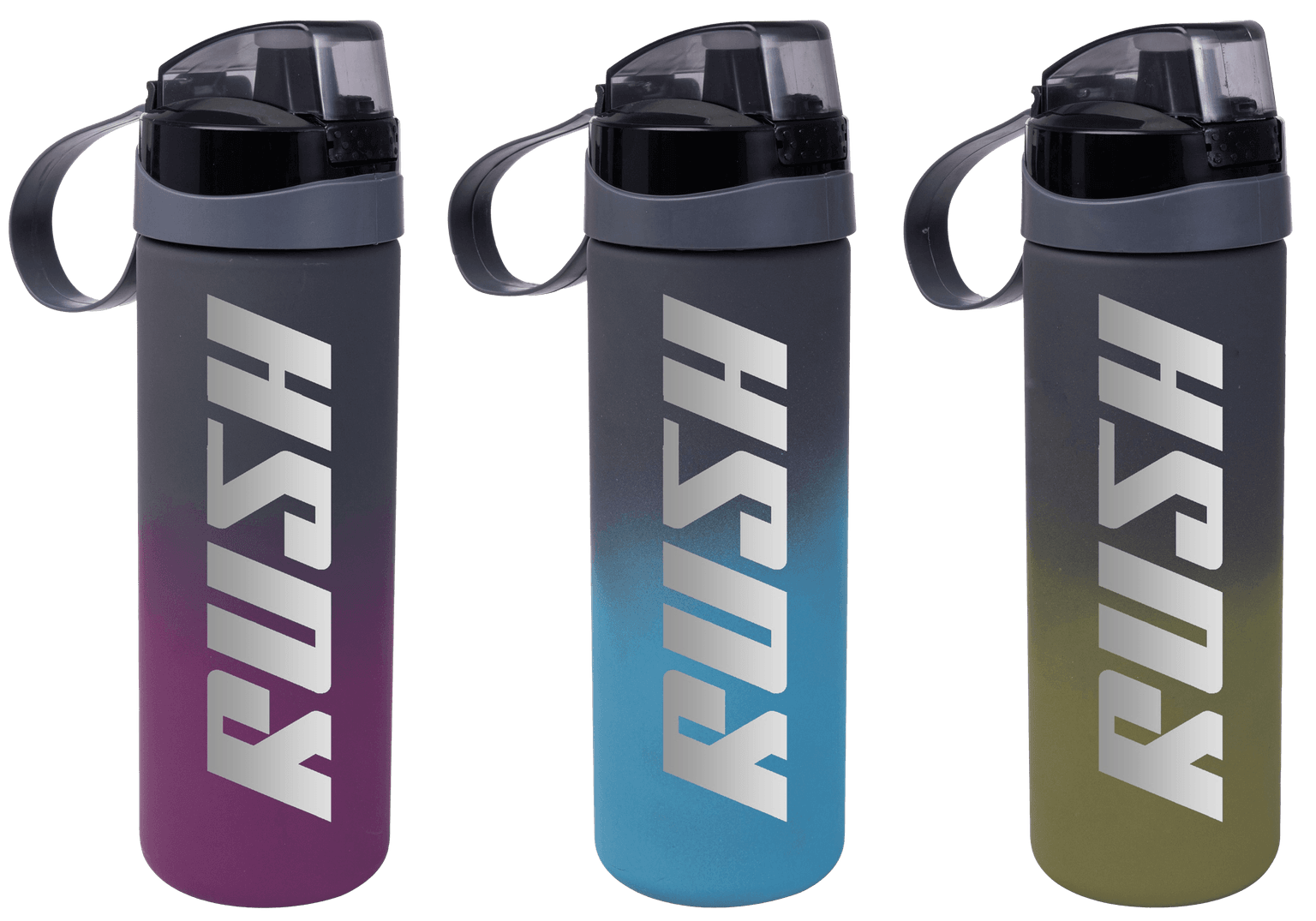 Пляшка д/води пл. Herevin з/кноп. Rush dark д/спорту 0.75 л