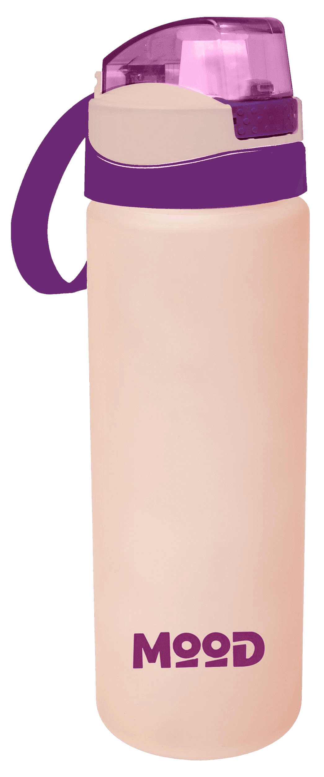 Пляшка д/води пл. Herevin з/кноп/ Pink Mood   д/спорту 0.75 л